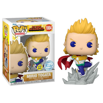 Pop My Hero Academia Mirio Togato Hot Topic Exclusive 1004 Glow In Dark