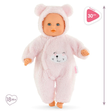 Corolle My First Baby Doll Cuddly Teddy Bear 12 Inch Soft Plush Toy for Toddlers and Kids Ages 18 Months and Up