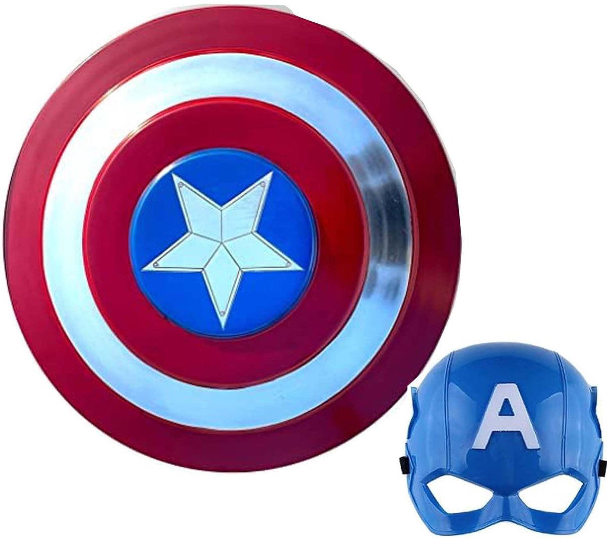 MODERNAZ Superero super hero shield for kids | roleplay pretend play shield toy (Plastic) (shields mask)