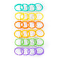 Exxelo (  ) Lots Of Links Baby Rings  Connecting Toys For Infants, Hanging Rings For Car Seat, Stroller & Travel, Early Learnin