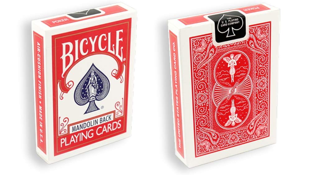 Bicycle 809 Playing Cards - Mandolin Back - Red