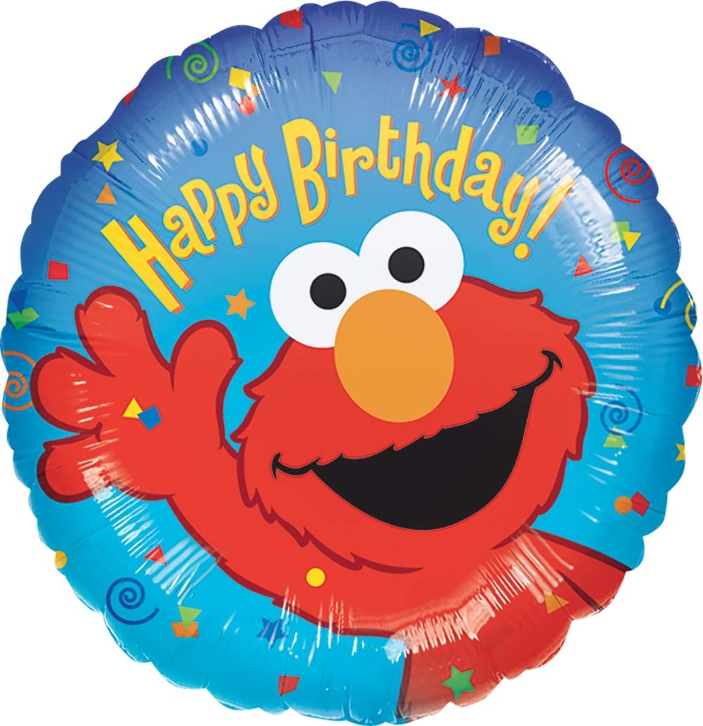 Elmo Sesame Street #2 2nd Second Birthday Party Supply Balloon Mylar Latex Set by Anagram