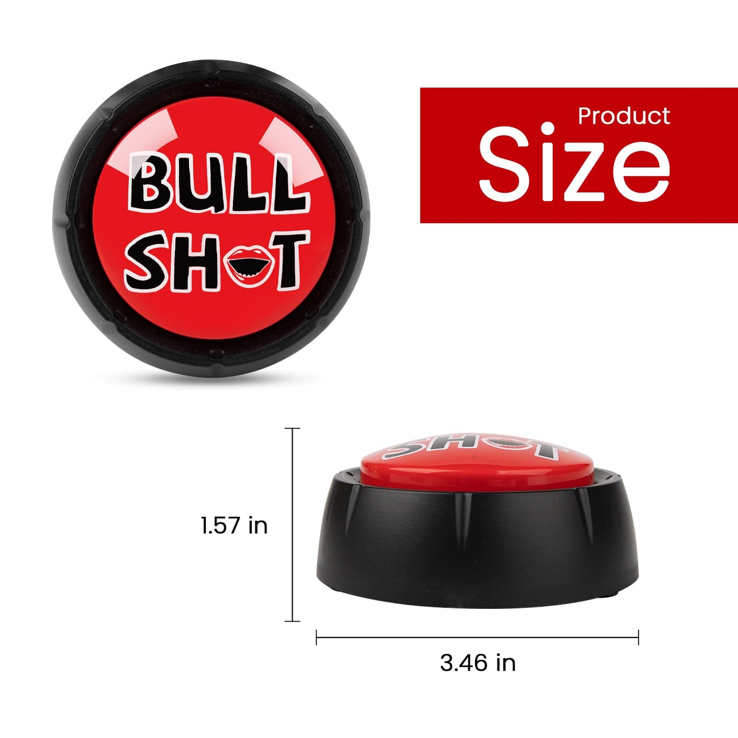 Mymealivos The Bullsh*T Button Bs Button For Official Desktop Sound Toy-Great Gag Gift