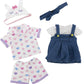 Plushible Bridging Miles With Smiles Soft Baby Doll - Plush Rag With 2 Clothing Sets, My First Plush Toy For Girls, Boys & Infan