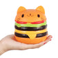 Anboor 4.5'' Squishies Jumbo Slow Rising Kawaii Squishie Cat Hamburger Bread Toy
