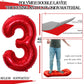 Goer Number 23 Balloons For 23Rd Birthday Party Decorations,42 Inch Jumbo Foil Helium 32 Balloons For 32Nd Birthday Party Decoration (Red)
