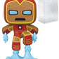 Funko Pop Marvel: Holiday - Gingerbread Iron Man Pop! Vinyl Figure (Bundled With Compatible Pop Box Protector Case), Multicolore