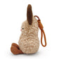 MUALML Cute Peanut Plush Toy - 6" Soft Deer Peanut Stuffed Animal, Polyester, Adorable Gift for Kids