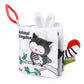 Vicloon Soft Cloth Baby Books, Baby Books 0-6 Months, 3D Black And White High Contrast Soft Cloth Book, Washable Non-Toxic Early Baby Book