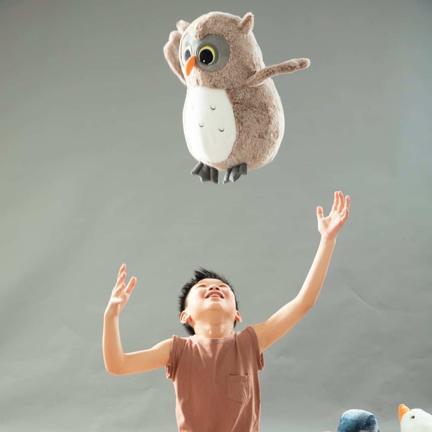 Ryttir 10 Inch Chubby Mini Owl Stuffed Animal, Adventure Stuffed Owl Toy, Brave Boy'S And Girl'S Room Owl Plush Decor, Funny Owl Plushies For Kids And Women