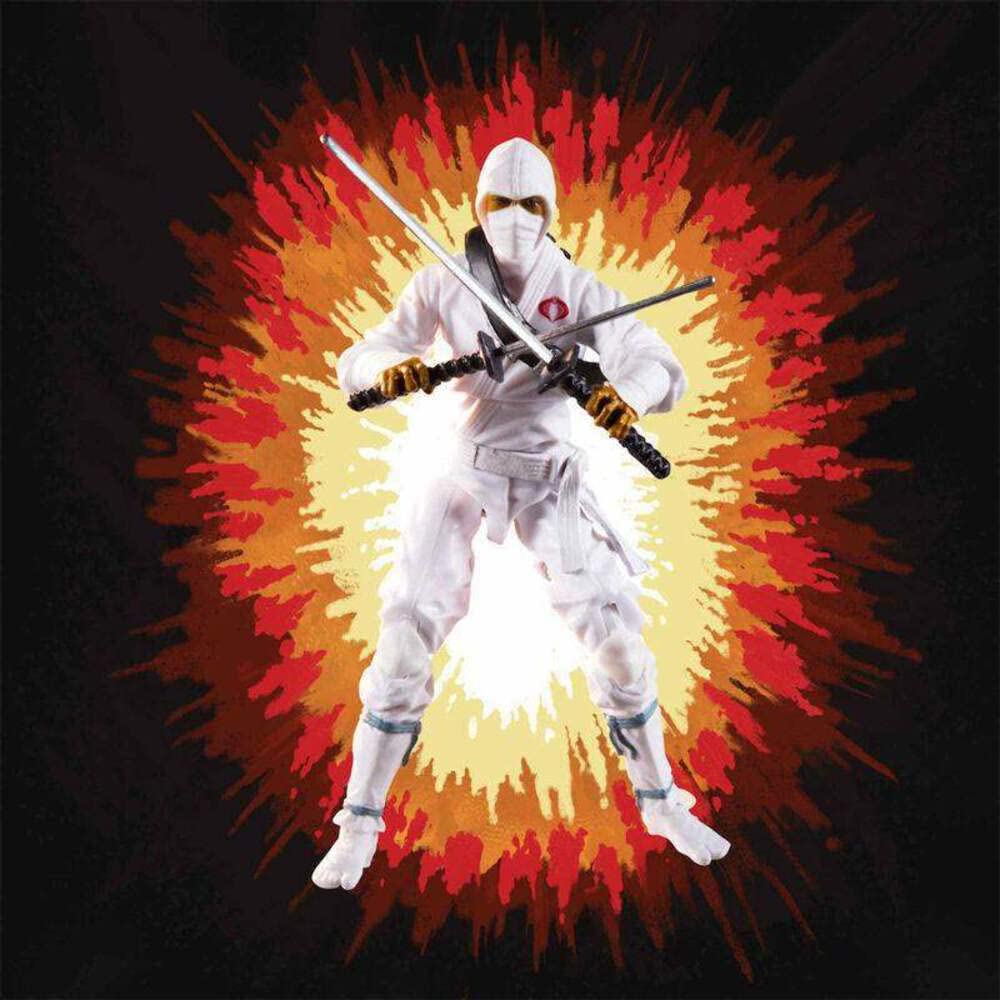 Hasbro G.I. Joe Stormshadow Action Figure - 10 cm, White, Plastic, Model E90605X00