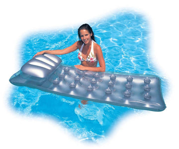 Intex 18-Pocket Mattress Suntanner Pool Lounger W/Headrest (2 Pack) | 58894Ep