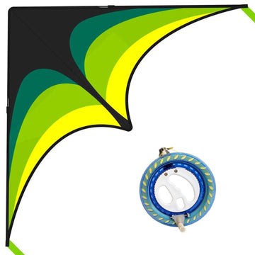 Kaiciuss 2024 New Kite & Reel Winder Set For Kids And Adults, 60 X 29.5 Large Single Line Easy To Fly And 7.1 Spool Include Safe