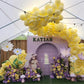 Moxmay 102 Pieces Yellow Balloons 18In 12In 10In 5In Different Sizes Party Balloon Kit For Birthday Halloween Christmas Wedding