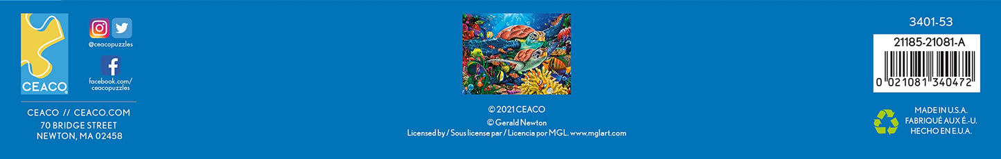 Ceaco - Ocean Collection - Turtles - 1500 Piece Jigsaw Puzzle