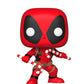 Funko Pop Marvel: Holiday - Deadpool With Candy Canes Collectible Figure, Multicolor
