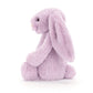 Jellycat Bashful Lilac Bunny Stuffed Animal, Medium, 12 Inches