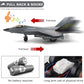 J31 Airplane Toy For Boys, Diecast Fighter Jet Toy For Kids, Pull Back Airplanes Toy Jets With Light & Sound For Gifts Collectio