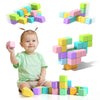 1.34 inch 56PCS Magnetic Blocks for Toddlers 4-8 Large Macaron Magnet Building Cubes for Kids Ages 3-5 Stem Preschool Stack Cons