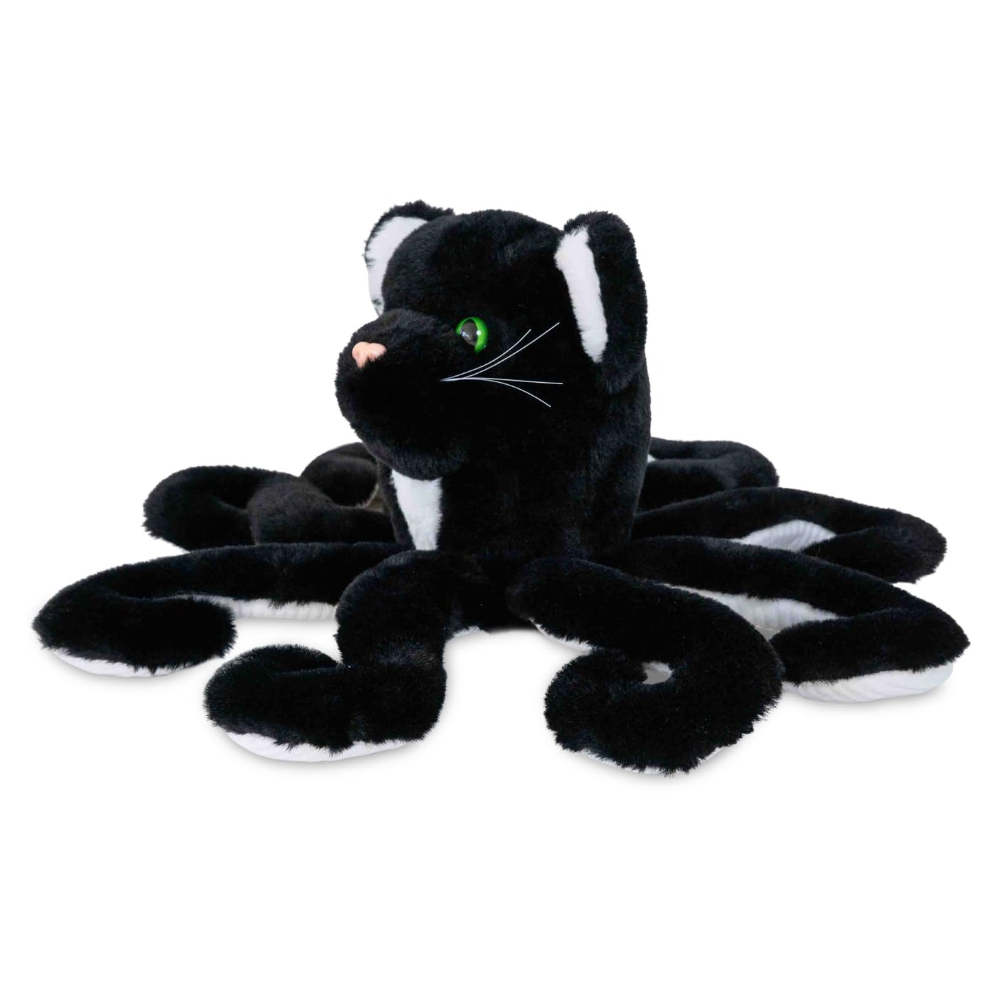 Randimals Plush Octopus & Pussycat Toy - 15” Soft, Huggable, White/Natural, Model Girtle, Premium Quality Hybrid Animal Friend