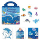 RUSON Reusable Sticker Book for Kids - Ocean Stickers, Educational Travel Activity, Toddler Girls & Boys, Age 3+, Paper, Mixed Color