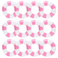 JarThenaAMCS 12Pcs White Pink Inflatable Swimming Float Toy Striped Swim Ring Fun Print Pool Lounger Tube for Teen Boy Girl Summer Swimming Beach Party  22.8 Inch