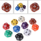 10 Pcs Polyhedral Dice for Dungeons and Dragons 16 Sided Dice Set Polyhedral Dice with Other Table Games with Random Multi Color