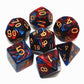 Creebuy Dnd Dice Red Blue Polyhedral Dice Set For Dungeon And Dragons Mtg Rpg D&D D20 D12 D10 D8 D6 D4