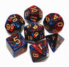 Creebuy Dnd Dice Red Blue Polyhedral Dice Set For Dungeon And Dragons Mtg Rpg D&D D20 D12 D10 D8 D6 D4