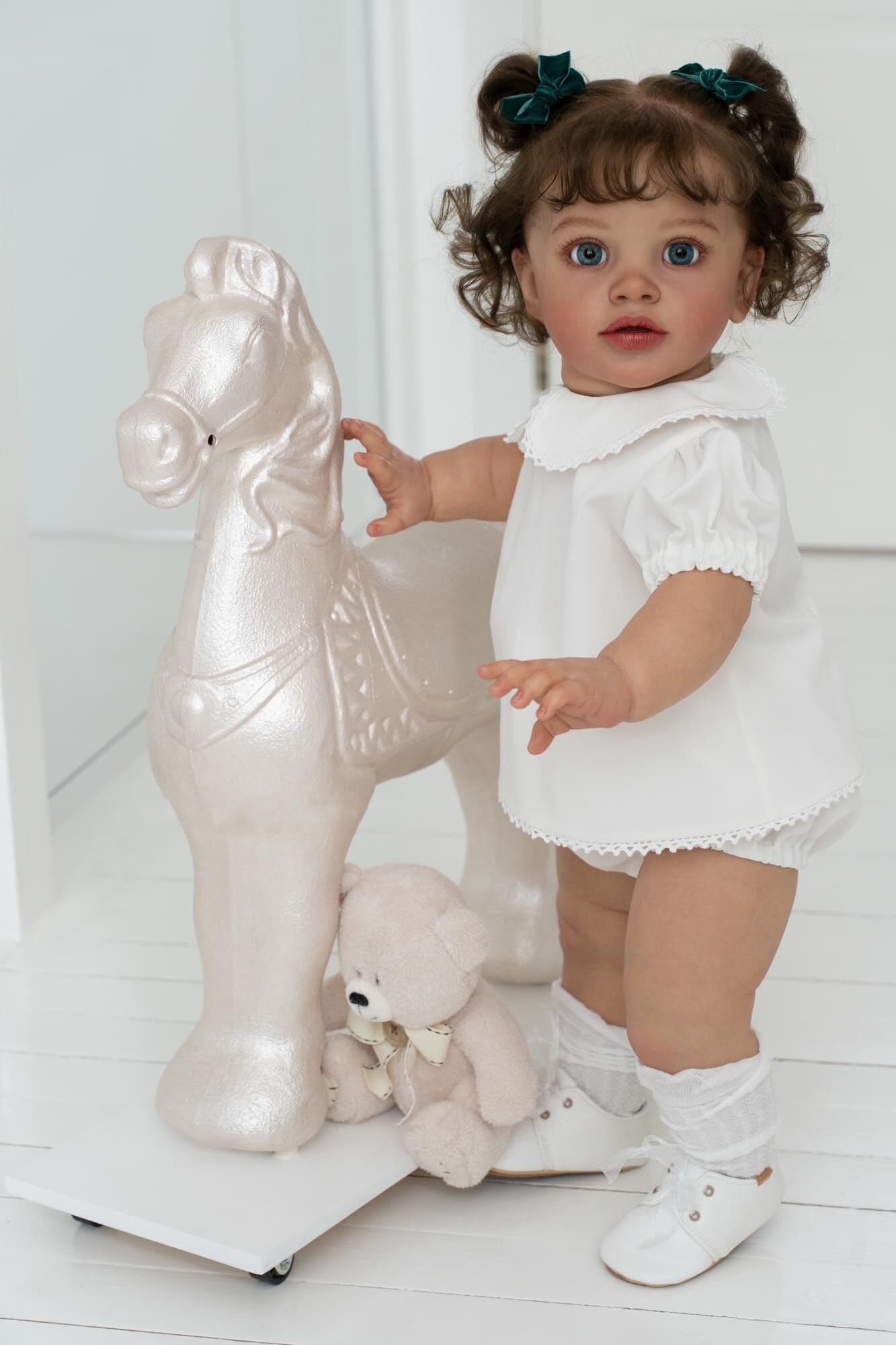 Reborn Baby Dolls 26 Inch Toddler Girl Realistic Reborn Baby Dolls Real Life Standing Silicone Bebes Reborn Babies Soft Body Wei