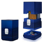 Sooez Deck Card Box For Mtg With Dice Storage, 100+ Deck Case Boulder, Perfect Deck Holder For Mtg Commander/Yugioh/Tcg And Sports Cards (Blue)
