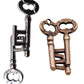 GINFH Brain Teaser 3D Unlock Interlocking Metal Hole Lock Puzzle - mature-themed Educational IQ Toy (Gold Silver Key)