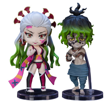 Tamashii Nations - Demon Slayer: Kimetsu No Yaiba - Daki And Gyutaro, Bandai Spirits Figuarts Mini Action Figure