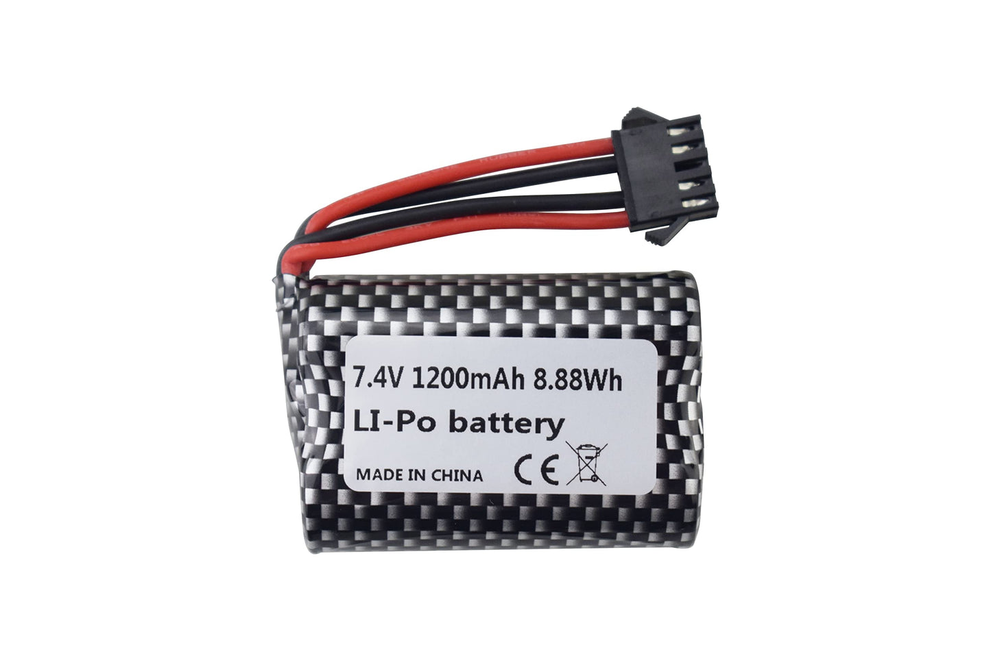 sea jump Accessories 2PCS 7.4V 1200mah Lithium Battery for R208 R308 2008 R206 TX122 TX123 H106 V003 RC Remote Control Boat Batt
