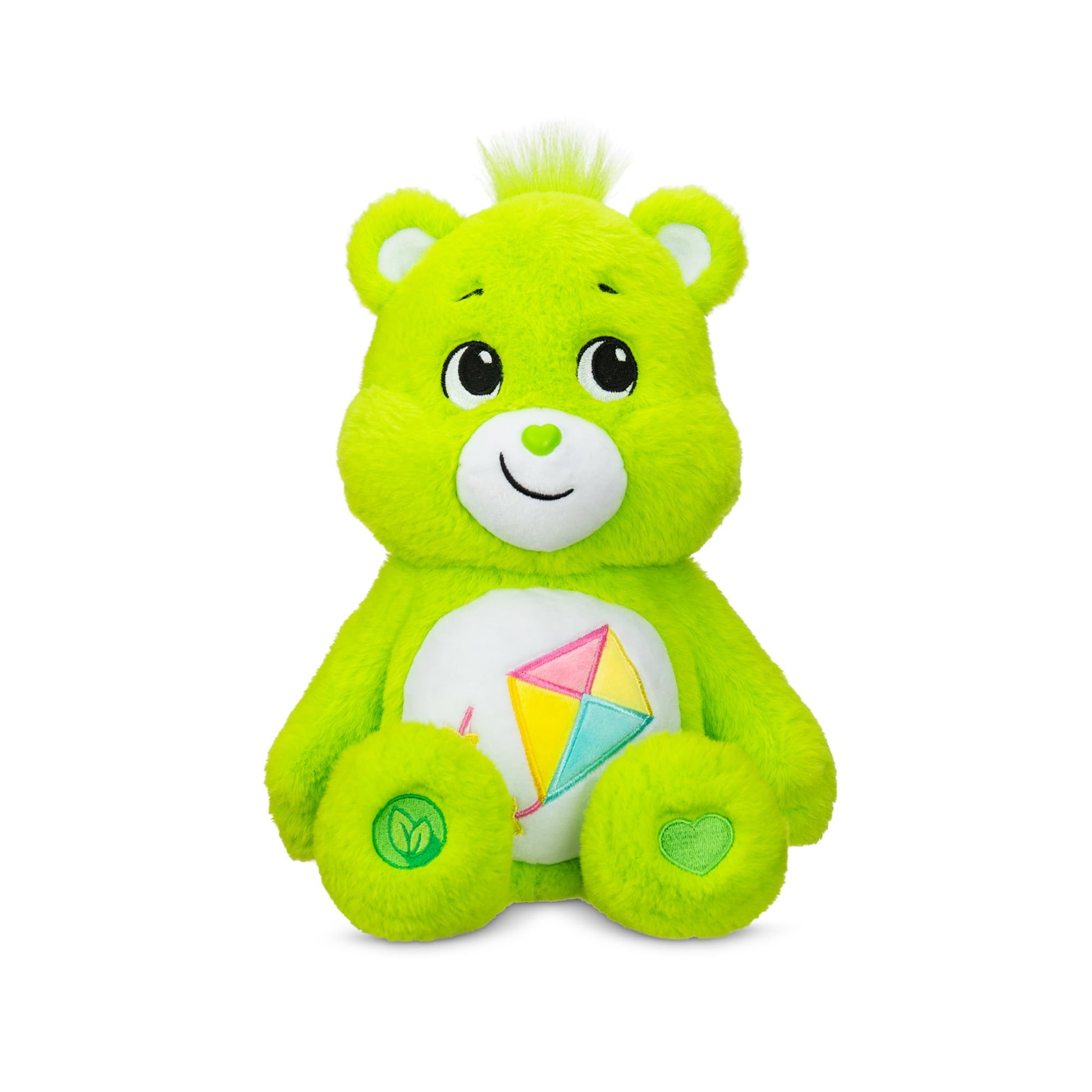 Care Bears New 2021 14 Plush - Do-Your-Best Bear - Soft Huggable Material! , Green