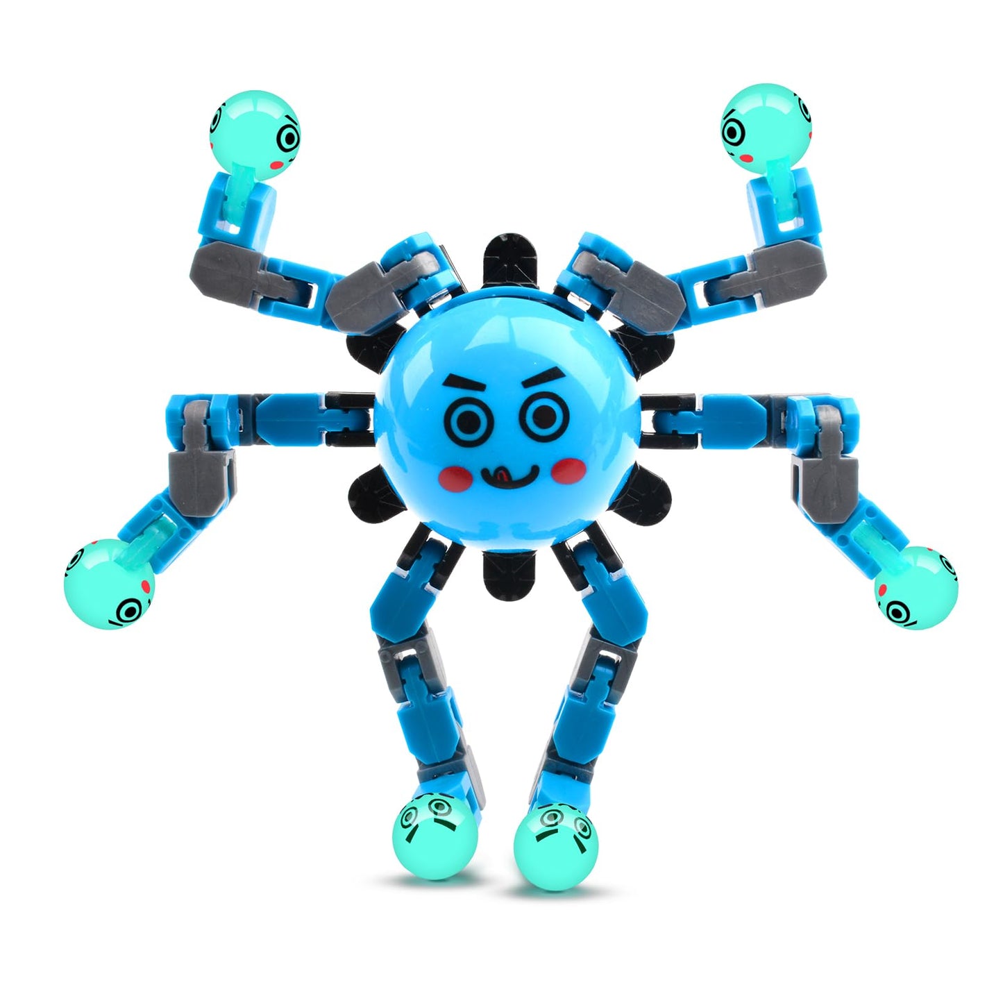 ASIOWELY Transformable Fidget Spinner Toys for Kids and mature-themeds Easter Basket Stuffers Finger Sensory Toy for Teens with Autism ADHD Anxiety Relief Valentine's Day Gifts for Boys Girl Travel Game