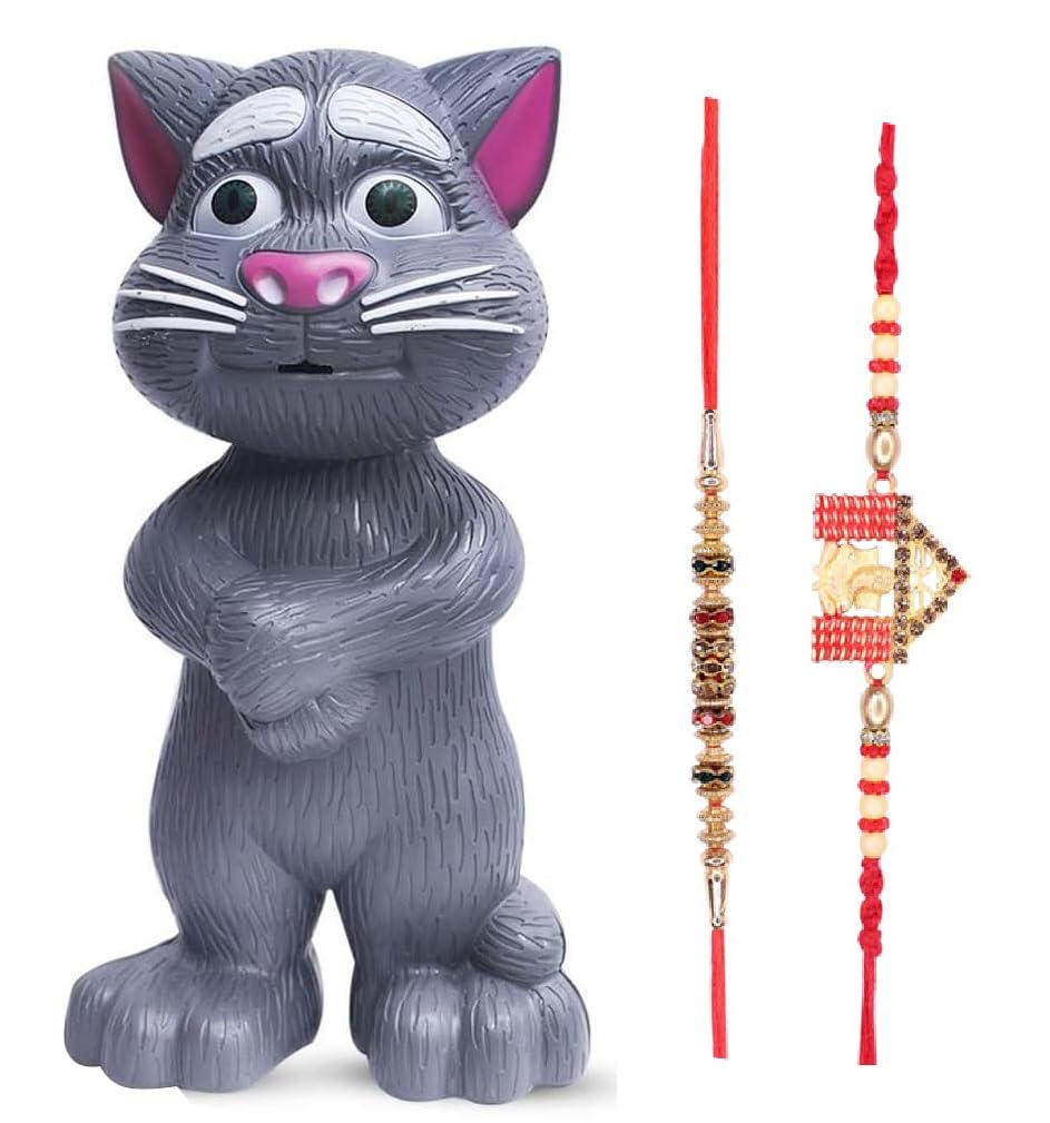 Prime Talking Tom Cat for Toddlers Musical Toy Gift Kids Educational Repeating and Singing Funny Mimic Toy for Kids Playing (Mus
