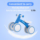 SEREED Baby Balance Bike for 1 Year Old, 4 Wheels, Aluminum, Small, Blue New, Model UD30
