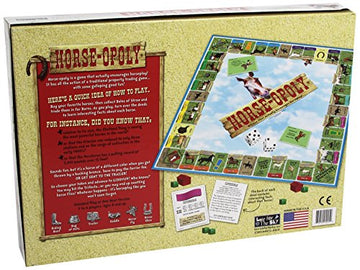 Late for the Sky Horse-Opoly Board Game - Multi Color, Model 4099567, Paper Material
