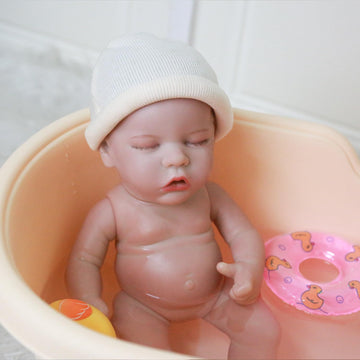 Caranovo Reborn Baby Dolls - 12 Inch Realistic Sleeping Newborn Small Baby Doll For 3 + Year Old Kids