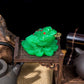 Feng Shui Money Frog, Lucky Money Toad Decorations,Ideal For Attracting Wealth (Green1)