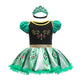 Princess Dresses Baby Girls Costume For Infant Romper Onesie Babysuit Birthday Christmas Halloween With Headband 9-12Months(D36-