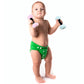 June Garden 6' My First Dumbbell - Plush Baby Rattle Toy - Safe Soft Barbell Workout Toy For Infants Boys And Girls - Pink