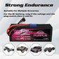 CNHL 6200mAh 4S Lipo Battery 100C 14.8V lipo Battery Hard Case with EC5 Plug for RC Car Racing Truck Boat Tank Buggy Truggy(2 Pa