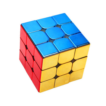 Cuberspeed Cyclone Boys Metallic 3X3 Speed Cube Shiny Cube Mirror Reflective Stickerles Puzzle