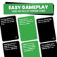 Do or Drink Do or Smoke Party Game - 250 Challenge Cards, Easy to Play, Green
