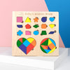 Wudly Wooden Four Smart Brain Puzzle For Kids | Educational Toy And Learning Aid For Toddlers - 1+ Years | Fine Motor Skill Deve