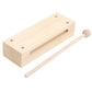 Excluzo Wooden Block Clapper, Wooden Percussion Toy Wooden Percussion Block, Wooden Hammer Percussion Instrument For Music Perfo