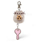Gund Pusheen With Cookie Plush Retractable Keychain, 2.5''