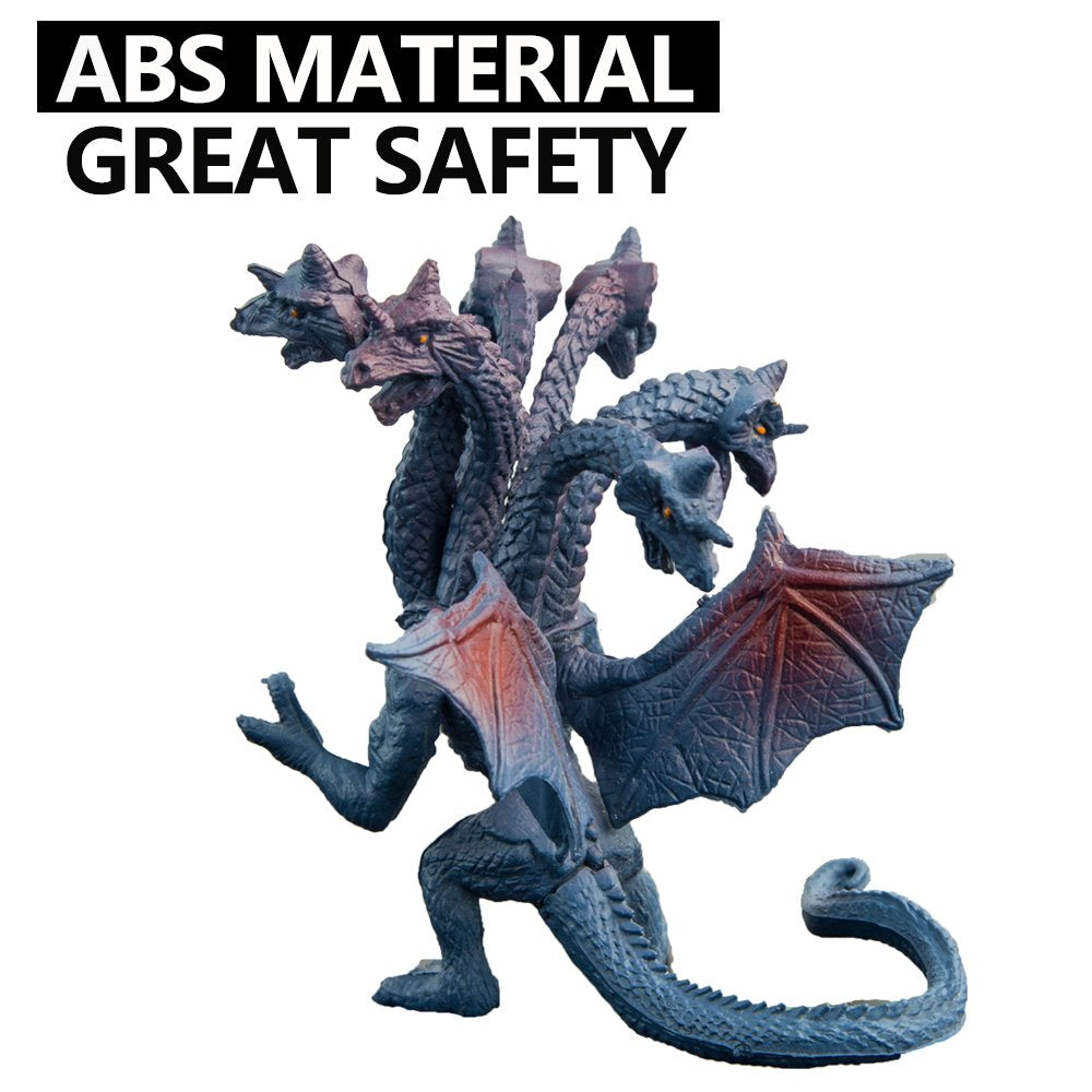 ValeforToy Dragon Toys Set, 12 Realistic 4-Inch Dragons, Non-Toxic ABS, Multicolor, Gift Box Included
